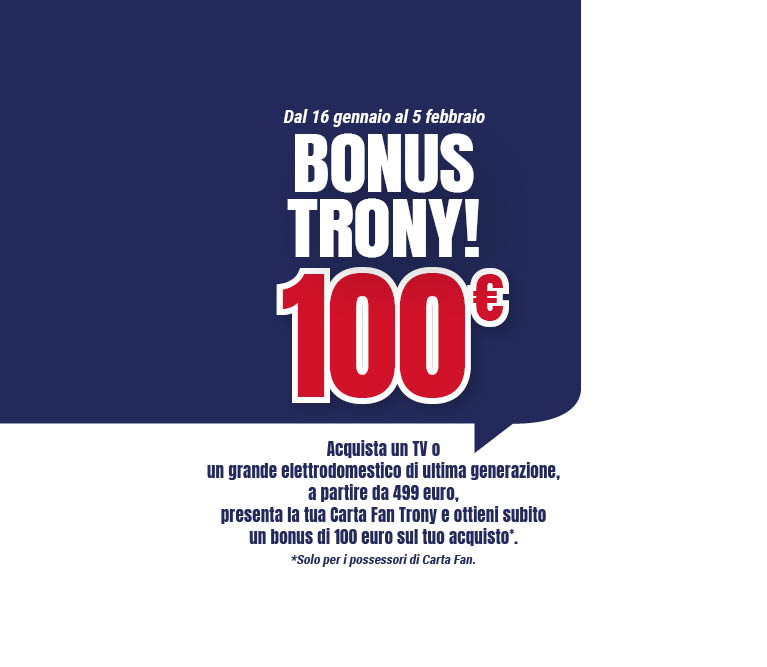 BONUS TRONY! 100€