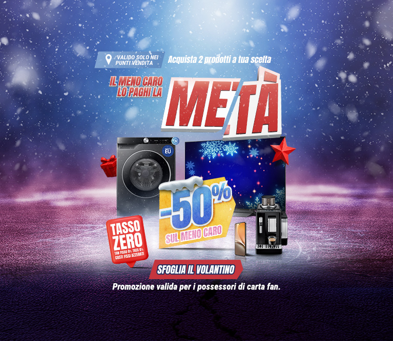 IL MENO CARO LO PAGHI LA META'!