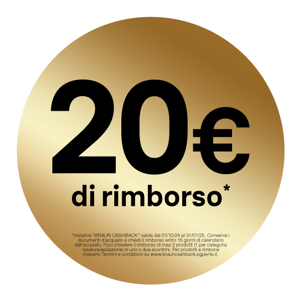 Rimborso Braun 20€