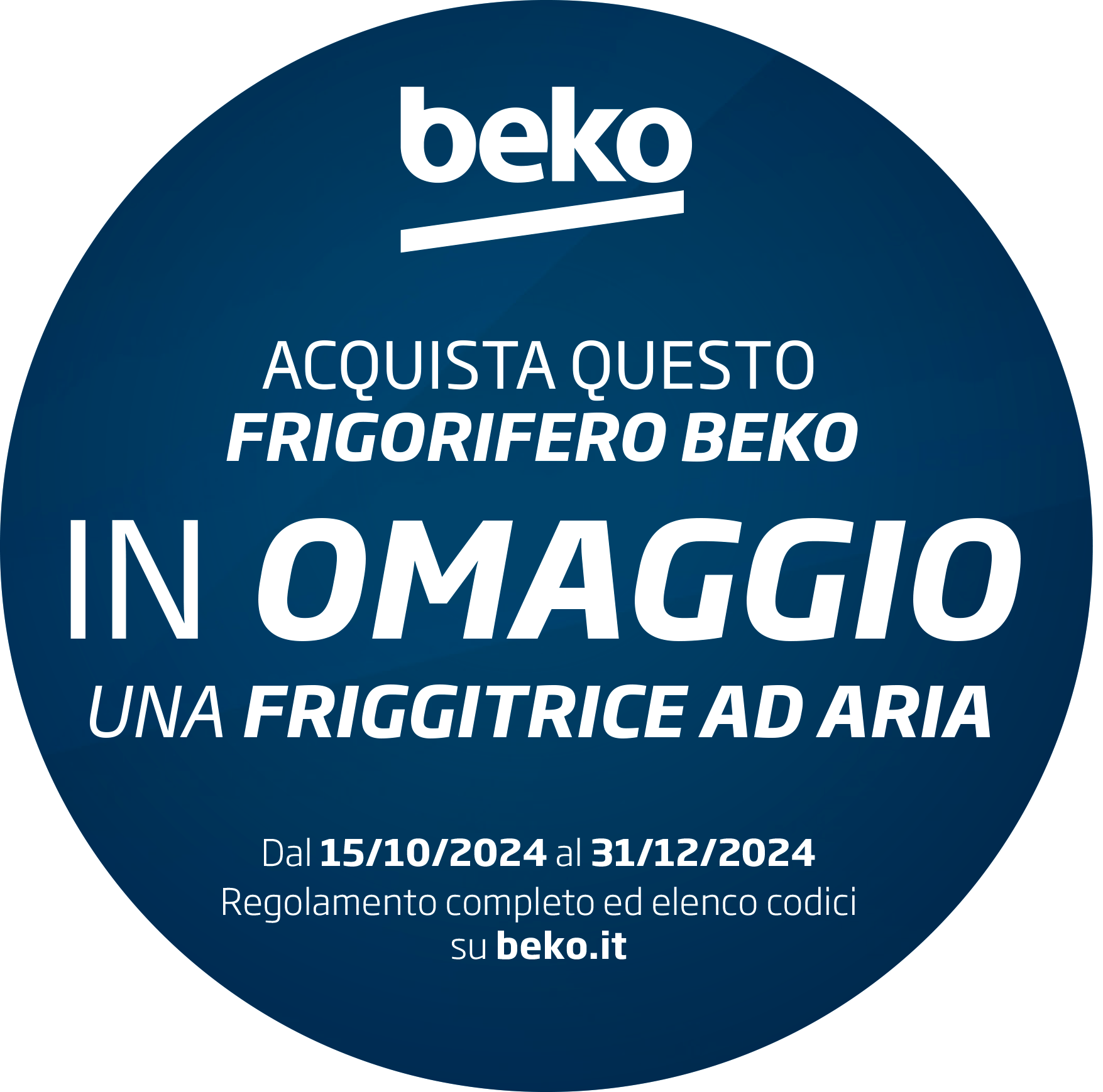 Acquista questo frigorifero BEKO in omaggio friggitrice ad aria!