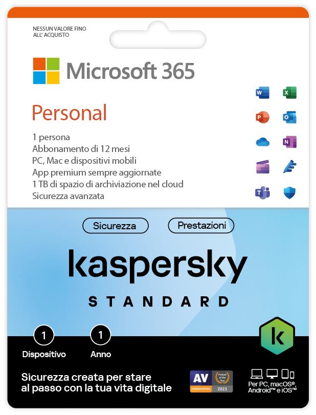 VENDITA ABBINATA M365/KASPERSKY