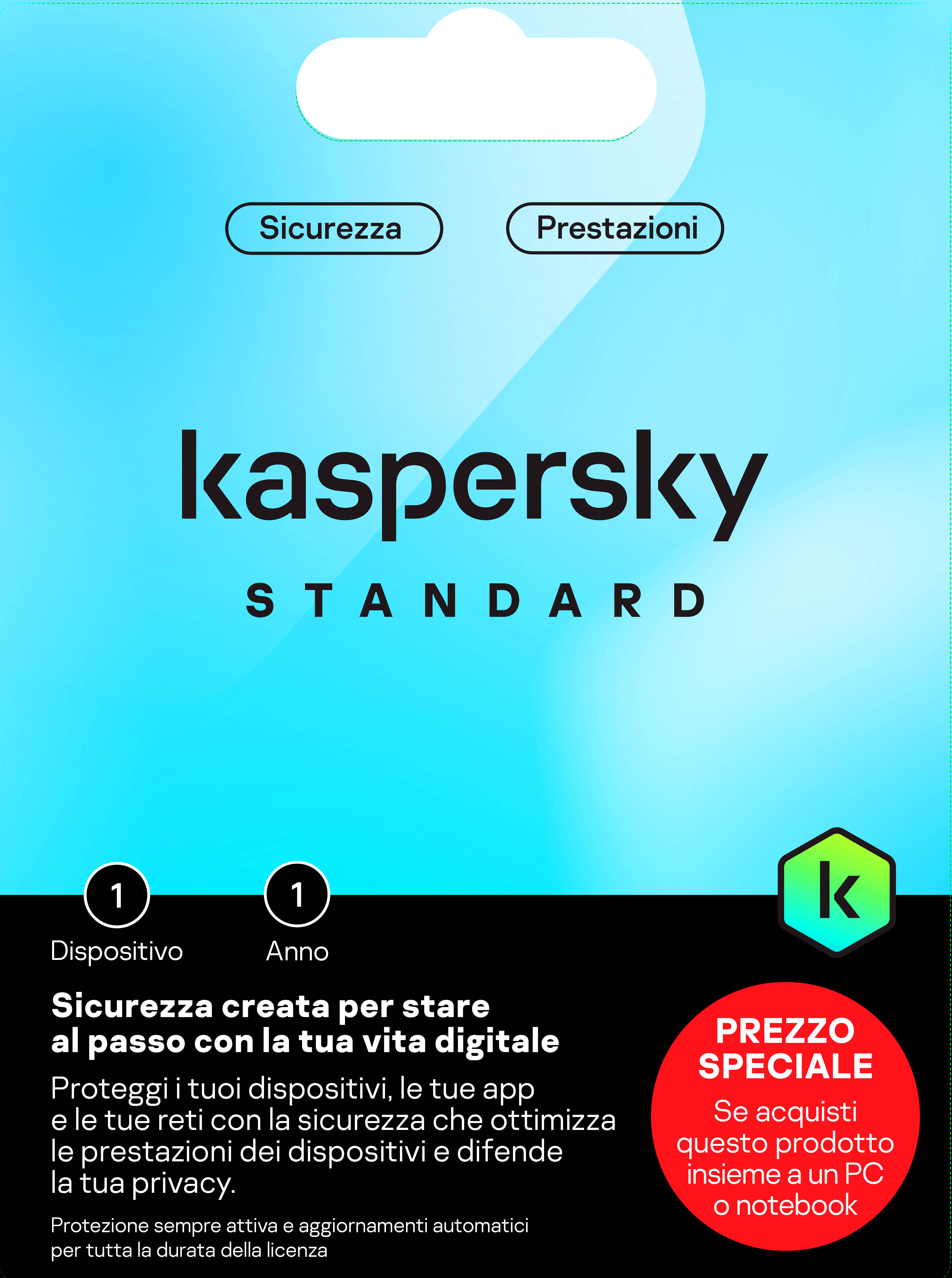 MICROSOFT M365 FAMILY + KASPERSKY STANDARD 1D/1Y